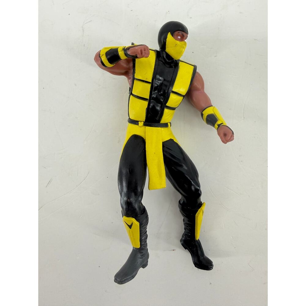 Scorpion Mortal Kombat Yellow Black 5 Inch Action Figure Toy Replacement Parts